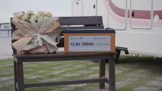 12,8V 100ah 200ah Lifepo4 Pin thuyền Camper Bộ lưu trữ năng lượng mặt trời Pin 12 Volt Marine Rv